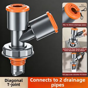 SUNINLIFE | Anti-odor Dual-function Drainage Divider Adapter