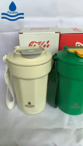 Termos Kopi Vakum Segi Delapan Fausta 450 ml Tahan Panas dan Dingin