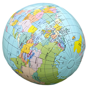 90cm Inflatable Globe Beach Ball Toy Map Education Geography Teaching Balloon Props Birthday Gift Water Pool Air Globes