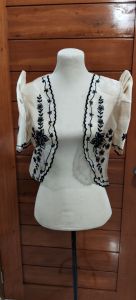 Bolero Maria Clara Sleeve Computerized Embroidery