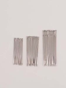 12Pcs Leather Sewing Large-Eye Needles Diamond-Shaped Handmade Leather Needles DIY Triangular/Cross Needle Hand Sewing Tools