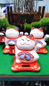 Mèo thần tài vẫy tay Mã Đáo Thành Công chiêu tài khai vận size lớn chưng cửa hàng kinh doanh