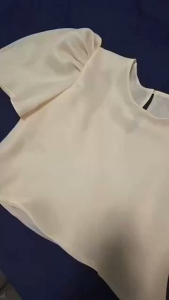 Qiqi Modern Filipiniana Luna Jusi Plain Colored Top Blouse Versatile Traditional Modern 2712