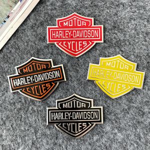 Harley-Davidson 3D Metal Logo Stickers Motorcycle Fuel Tank Aluminum Emblem Sticker Harley Badge Decorative Accessories for Harley-Davidson Dyna Street Bob Rider XL 883 Electra Glide Road King