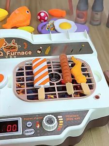 ชุดครัวเด็ก ชุดครัวของเล่น ห้องครัวของเล่น ครัวจำลอง ชุด เครื่องครัวสำหรับทำอาหาร  สวมบทบาทบาร์บีคิว ของเล่นเพื่อการศึกษา เสริมพัฒนาการ play house