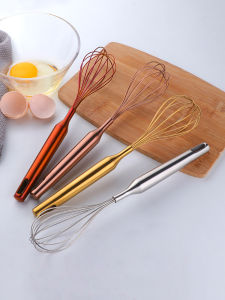 Manual Egg Beater 304 Stainless Steel Baking Whisk for Home Kitchen Egg Mixing Tool Hand Operated Egg Beating Device