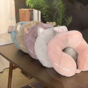 A2U - Cartoon Animal U-Shaped Pillow - 3 Dimensional Hump Cervical Spine Pillow - U型枕 - 颈椎枕