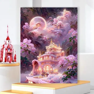 DIY Stress Relief Acrylic Paint by Number Decorative Painting