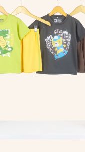 Grosiran Setelan Kaos Anak T-Combed Sablon Plastisol Wild Skater Usia 4-8 Tahun