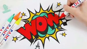 GANA Universal Paint Marker Pen: Waterproof Car Tire Glass Metal Plastic Acrylic Oil Based