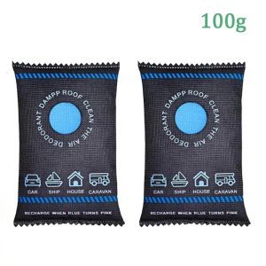 Reusable Dehumidifier Bag With Color Indicator Professional Car Interior Car Dehumidifier Bag Home Closet Humidity Absorber Bag