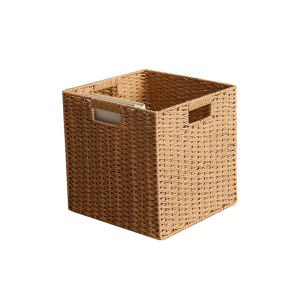 พับตารางตู้กล่องเก็บสแควร์รูปร่าง Home Made สําหรับหนังสือเสื้อผ้าเกมสไตล์ญี่ปุ่น Design