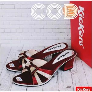 high hils heels hel hil kickers jinjit hak sandal pesta wedding kondangan hajatan sendal lebaran sendal perempuan sendal cewek sendal wanita