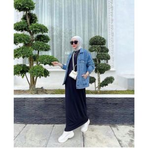Iner dress panjang tanpa lengan / Iner dres panjang tanpa lengan import / Iner dress terbaru / Iner span dress bahan tebal / Style hijab / Iner dress span / Iner dress wanita dewasa