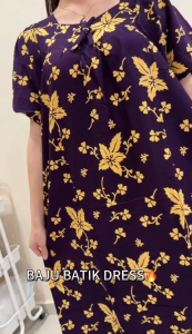 WOMEN BATIK DRESS INDONESIA/BAJU BATIK/BATIK NIGHTY/BAJU BATIK COTTON GOOD QUALITY READY STOCK