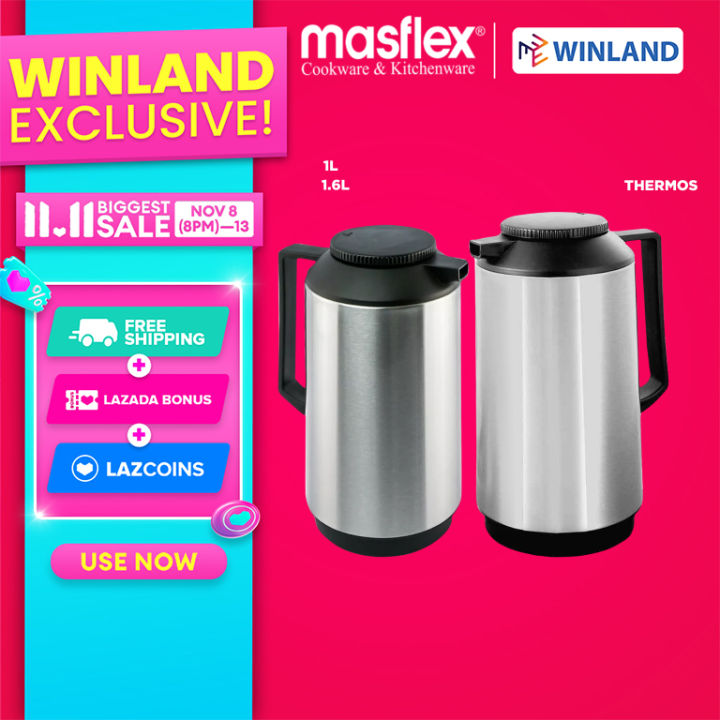 Masflex by Winland Liter Stainless Steel Vacuum Flask