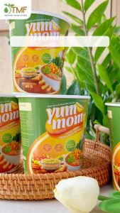 6 ly cháo gạo lứt rong biển yến mạch ăn liền Yum Mom 45g TÂM MINH FOODS cho bé ăn dặm