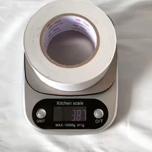 1 Cuộn băng keo 2 mặt trắng rộng 4.7cm dài 50 mét lõi giấy 3mm- Shop Út Lớn