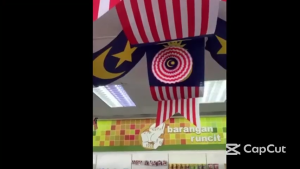 1pc Paper Fan Merdeka Decoration Hiasan Hari Merdeka Dekorasi Hari Malaysia Hari Kebangsaan National Day