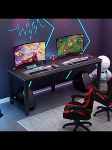 Game table 120/140cm Computer table Game table Learning desk Reinforced carbon fiber table top