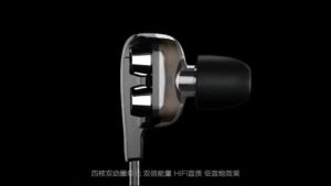 Earphone Stereo 4D 6D 8D In-Ear Super Bass Mic + Kabel Jack 3.5mm Noise Cancelation