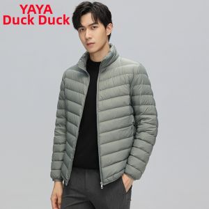 YAYA | Light Thin Warm Business Casual Hooded Down Jacket