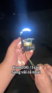 Đèn Pha Bi LED 1.5 2025 48W Kèm Vòng 3D Mắt Quỷ Lắp Các Loại Xe Máy Ô Tô 12V