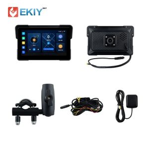 Điều Hướng GPS WiFi Cho Xe Máy EKIY 7.0 Inch Hệ Điều Hành Android 13.0 Tích Hợp CarPlay & Android Auto Không Dây Chip Xử Lý 4 Nhân A53 Màn Hình Kỹ Thuật Số RAM 2GB Bộ Nhớ Tối Đa 64GB