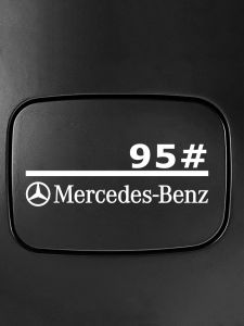 สติกเกอร์สะท้อนแสงสำหรับฝากระบอกน้ำมันยานพาหนะ ปิดรอยขีดข่วน บุด้วยวัสดุ PVC สีดำ อุปกรณ์ตกแต่งภายในรถยนต์