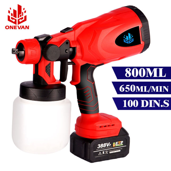 [Shipping From Malaysia]800ML Cordless Handheld High Pressure Electric ...