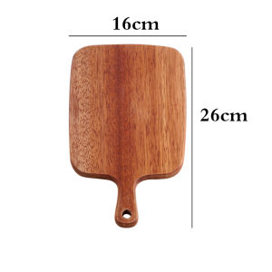 Original Cut Meat Platter Hot Pot round Wood Block Chopping Board Korean Style BBQ Shop Presentation Sliced Pork Raw Meat