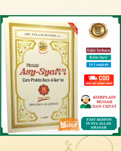 Metode Asy-Syafii ORI Cover Cokelat Cara Praktis Baca Al-Quran Kelas Iqra untuk Segala Usia Karya Abu Yala Kurnaedi Buku Metode Asy-Syafii Penerbit Pustaka Imam Syafii