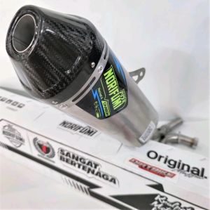 Knalpot norifumi rocket 4 carbon PNP KLX150 D-TRACKER CRF150L WR 155 fullsystem