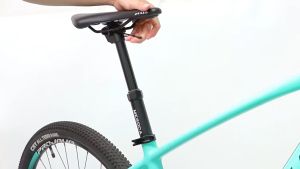 Meroca Dropper Seatpost Hidrolik Sepeda Model Tuas Manual Travel 100mm