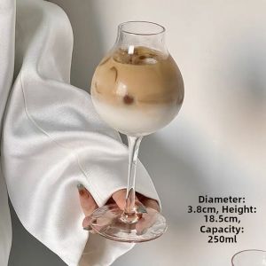 High Footed Cocktail Glass Tasting Glass Fragrance Glass Big Belly Sweet Wine Special Mix Glass Viral Gao Zong Cocktail Cup