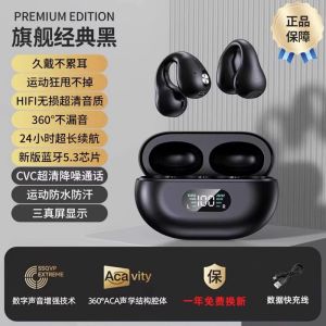 Berlin Sound 24 Wireless Bluetooth Earphones Non-In-Ear Clip-On Style for Sports And Fitness with 10m Transmission Range