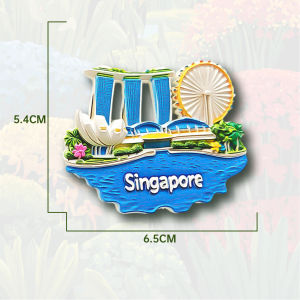 Magnetic Fridge Magnet Garden Decor Travel Souvenir Cute Home Decoration 3D Relieve Refrigerator Sticker Creative Home Decor