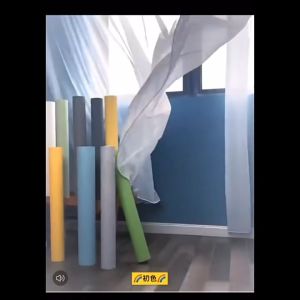 Self-adhesive Wallpaper With Linen Pattern Living Room Bedroom Plain Solid Color