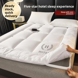 Hotel Quality 8cm Thickened Mattress Tatami Style Bed Pad for Home Use Soft Polyester Filled Dormitory Quilt 1.8x2 Meters