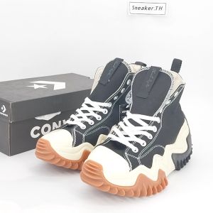 รองเท้า Converse TAN RUN STAR MOTION High Sneakers สีใบหน้า 36-44 รองเท้าพื้นสูง รองเท้าผู้ชายหญิง รองเท้าผ้าใบแฟชั่น รองเท้าคอนเวิส รองเท้าลำลอง ทรงสวย G25A008