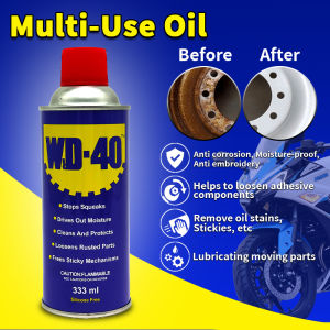 PMShop Original WD-40 Multi-Use Oil 11.2oz / 333ml Rust Remover Penetrating Oil Lubricants Oil Cleaner Universal