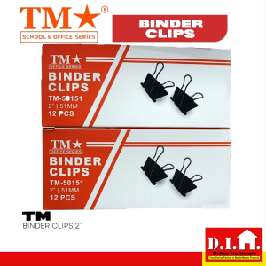 Do It Home TM-50151 Binder Clip 2 Inches Jumbo Document Clip