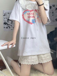 Pumpkin Pants Lolita Safety Pants JK Anti-Wardrobe Malfunction Pure Cotton Non-Curling Japanese Style Lace Leggings Can Be Outer Wear Inner Wear