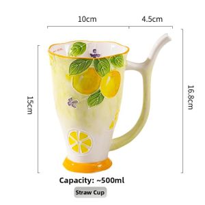 Hand-painted Glazed High-quality Mug