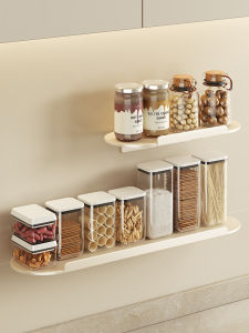 Giá Để Đồ Nhà Bếp Nhiều Lớp Đơn Giản Treo Tường Đựng Chai Nước Ép Không Cần Khoan Giá Để Đồ Góc Nhà Bằng Thép Không Gỉ Kiểu Scandinavia