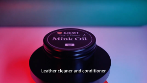 KIEMT Mink Oil natural leather conditioner and cleaner for all leather moisturizing treatments restores shoes jackets sofas saddles harnesses and more!