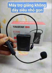 Máy Trợ Giảng Không Dây UH Takstar E126W - Công Suất 8W Cho Giảng Dạy Bán Hàng Tour Du Lịch