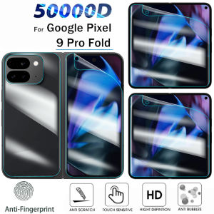 ไฮโดรเจล9 IN 1ฟิล์มสำหรับ Google Pixel 9 Pro ฟิล์มป้องกันจอพับได้ป้องกันรอยขีดข่วนปกป้องทั้งด้านหน้าและด้านหลัง