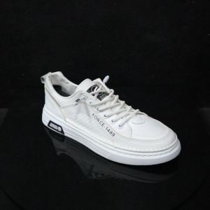 Luckyfanstore 1489 - FORCE Black & White Sneakers Casual Fashion Pria Wanita - E12