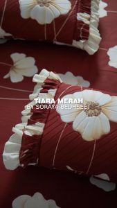 Soraya Set Bedcover Rimple Motif BUNGA Uk 180x200x30cm
